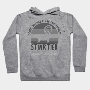 Retro Stinktier Vintage Spruch Frauen Mädchen Hoodie